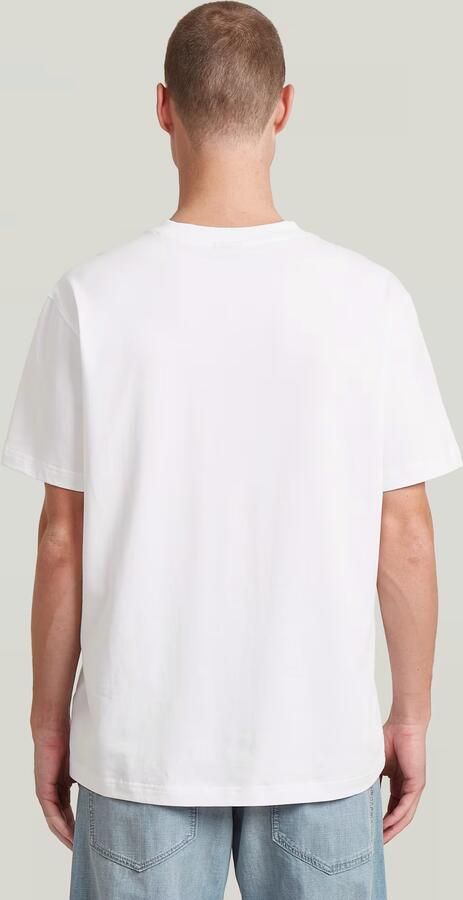 G-Star RAW Applique Graphic T-Shirt Wit Heren - Foto 5