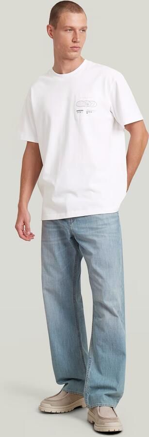G-Star RAW Applique Graphic T-Shirt Wit Heren - Foto 6