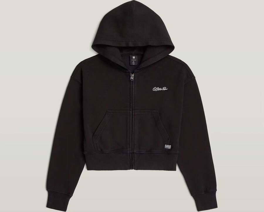 G-Star RAW AR Hooded Sweater Cropped voor meisjes Zwart meisjes - Foto 4
