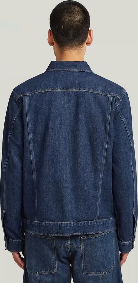 G-Star RAW Arc 3D Denim Jack Donkerblauw Heren - Foto 6