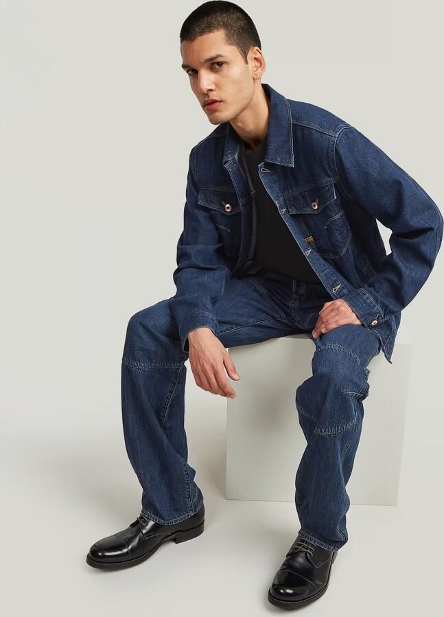 G-Star RAW Arc 3D Denim Jack Donkerblauw Heren - Foto 3