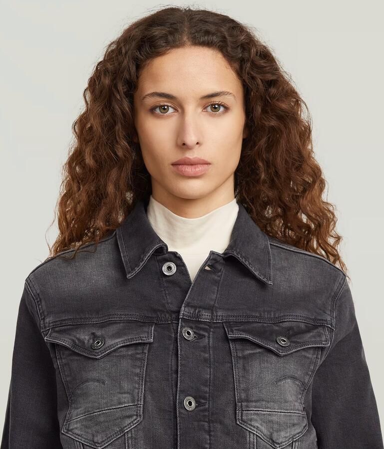 G-Star RAW Arc 3D Denim Jack Grijs Dames - Foto 2