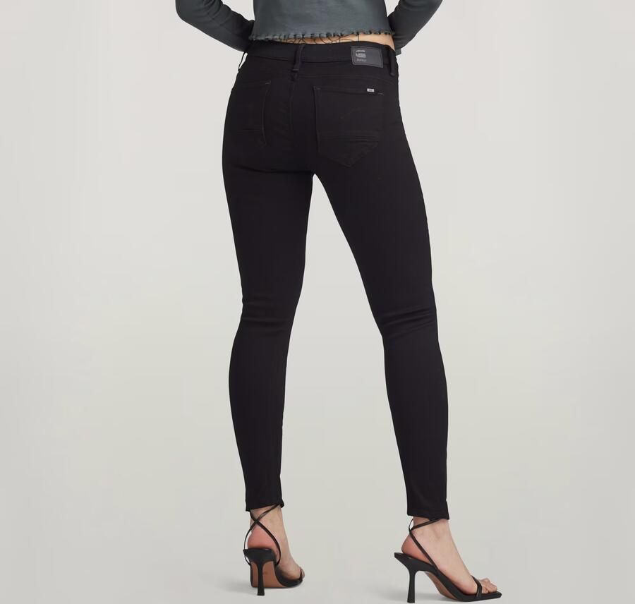 G-Star RAW Skinny fit jeans Arc 3D Mid Skinny met coole knienaden - Foto 7