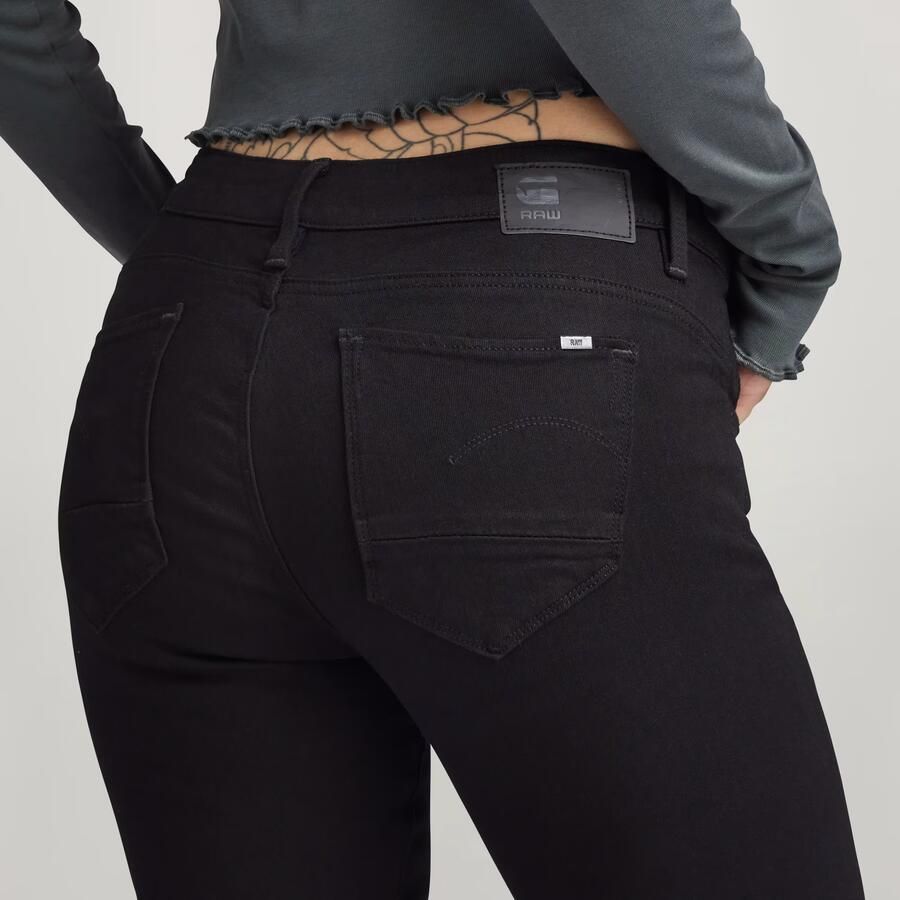 G-Star RAW Skinny fit jeans Arc 3D Mid Skinny met coole knienaden