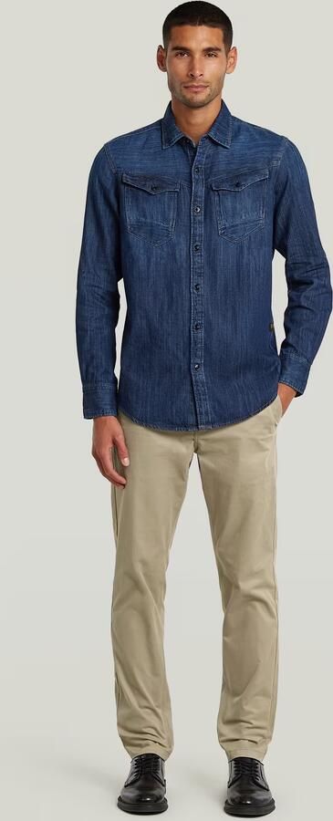 G-Star RAW Arc 3D Slim Overhemd Donkerblauw Heren - Foto 6
