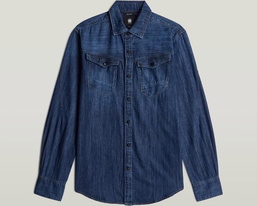 G-Star RAW Arc 3D Slim Overhemd Donkerblauw Heren - Foto 3