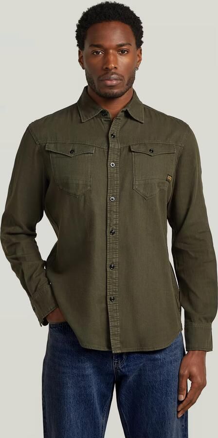 G-Star RAW Arc 3D Slim Overhemd Grijs Heren