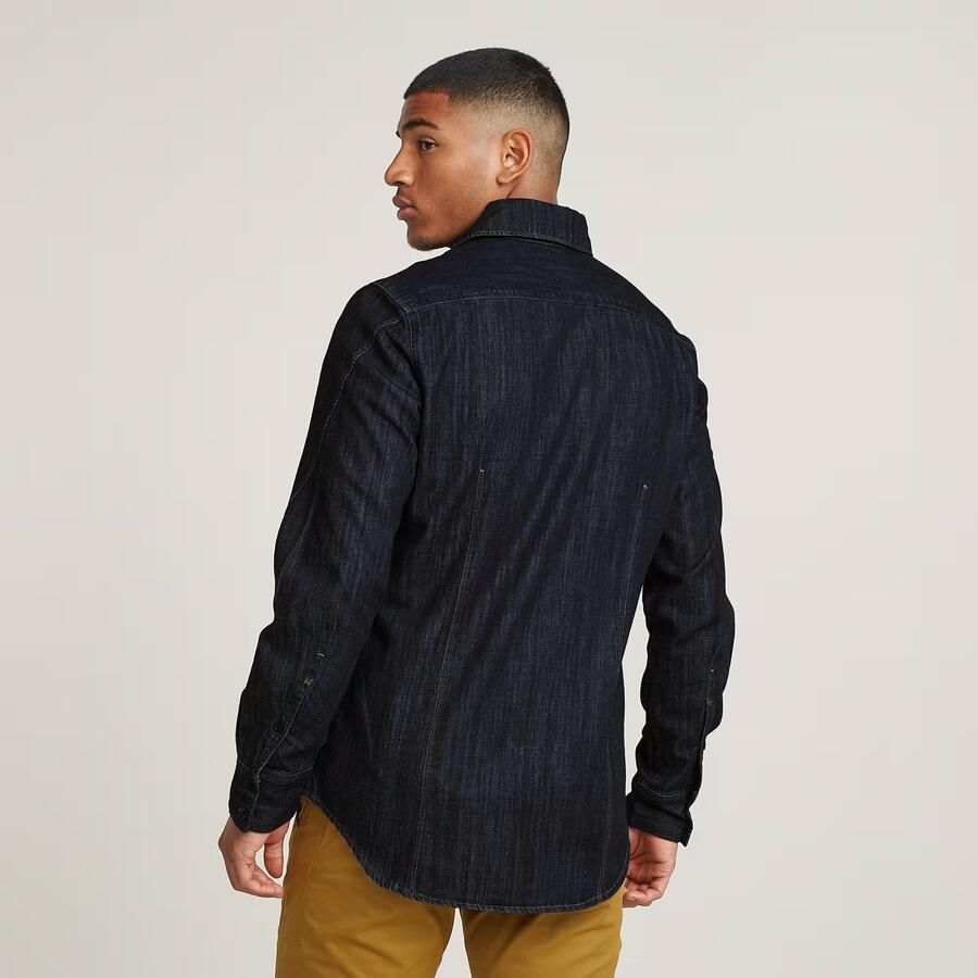 G-Star RAW Arc 3D Slim Shirt Donkerblauw Heren - Foto 2