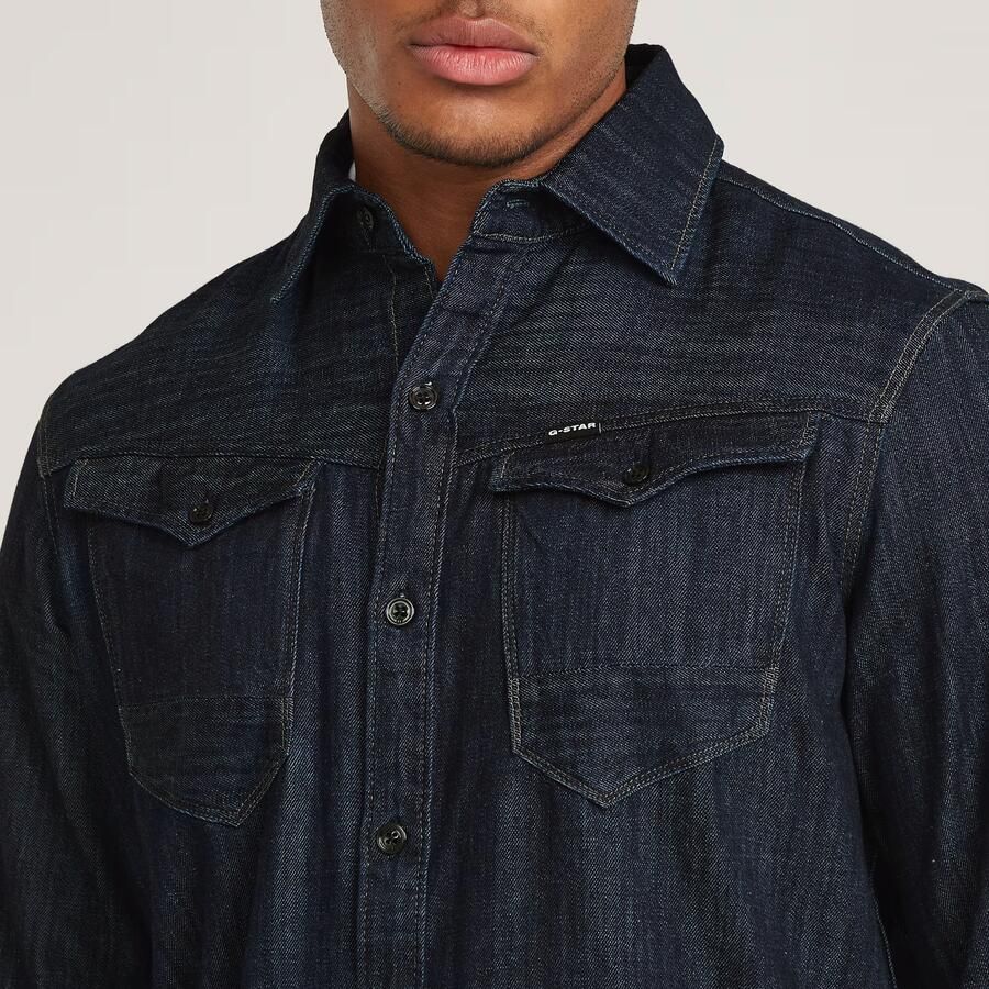 G-Star RAW Arc 3D Slim Shirt Donkerblauw Heren - Foto 4