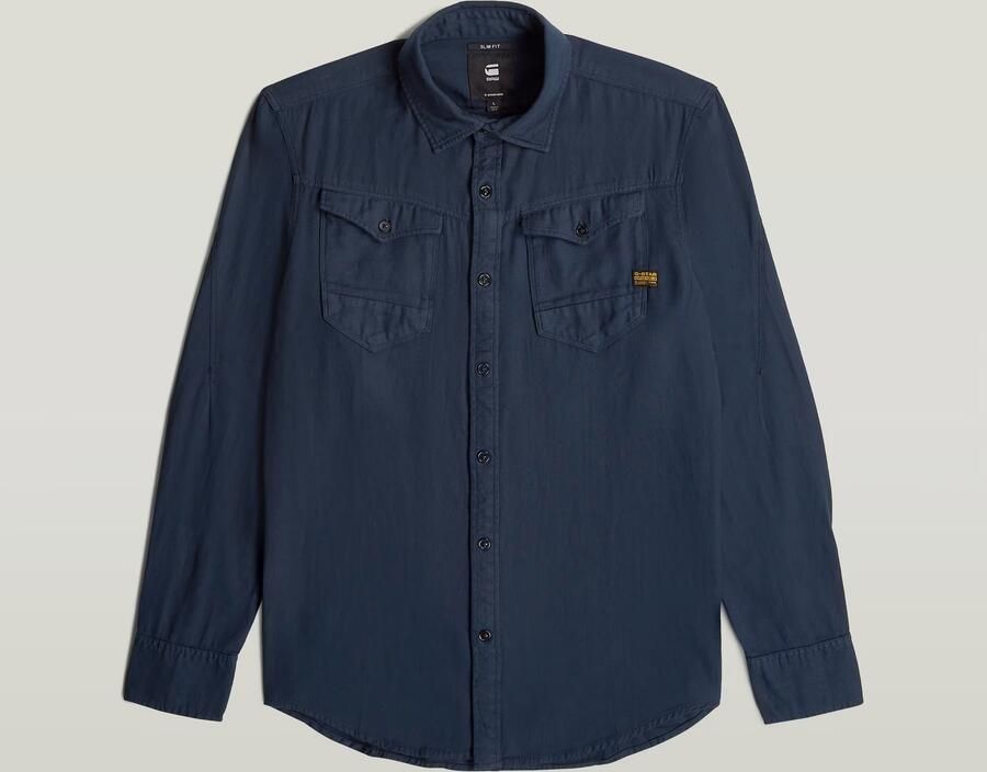 G-Star RAW Arc 3D Slim Shirt Donkerblauw Heren - Foto 3