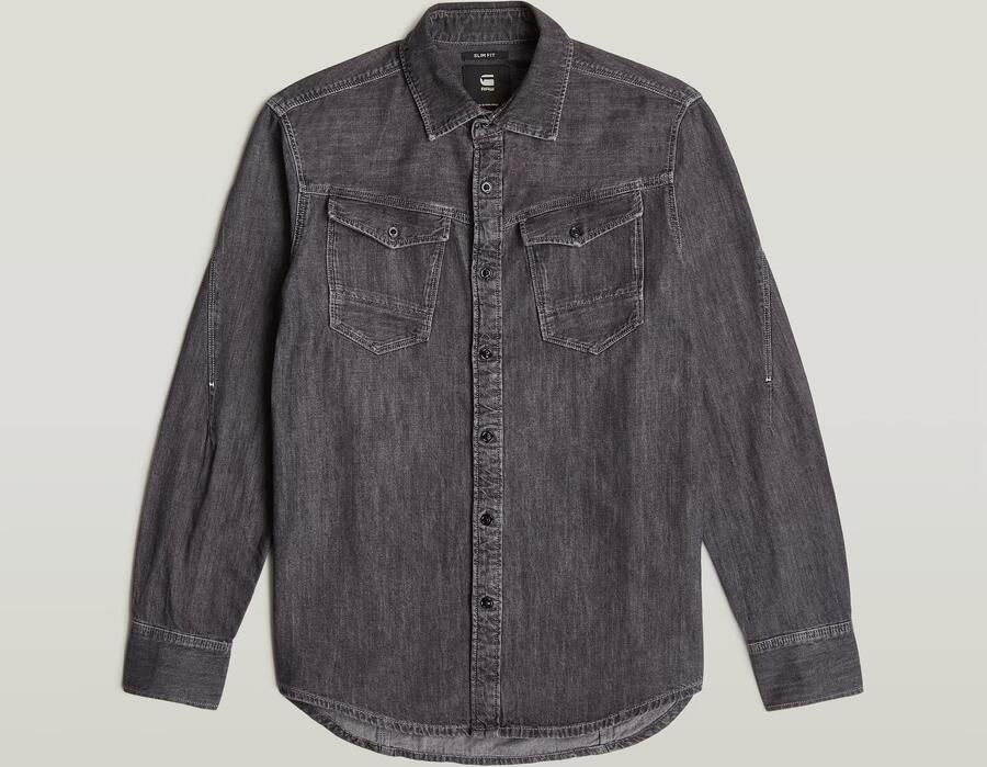 G-Star RAW Arc 3D Slim Shirt Grijs Heren - Foto 3