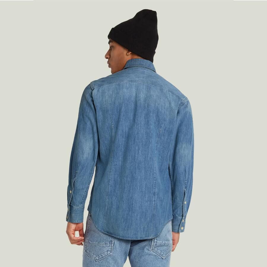 G-Star RAW Arc 3D Slim Shirt Midden blauw Heren