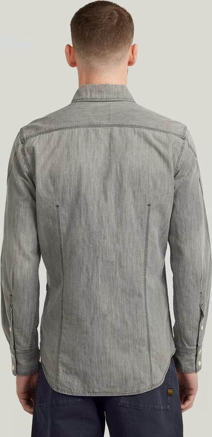 G-Star RAW Arc 3D Slim Shirt Midden blauw Heren - Foto 5