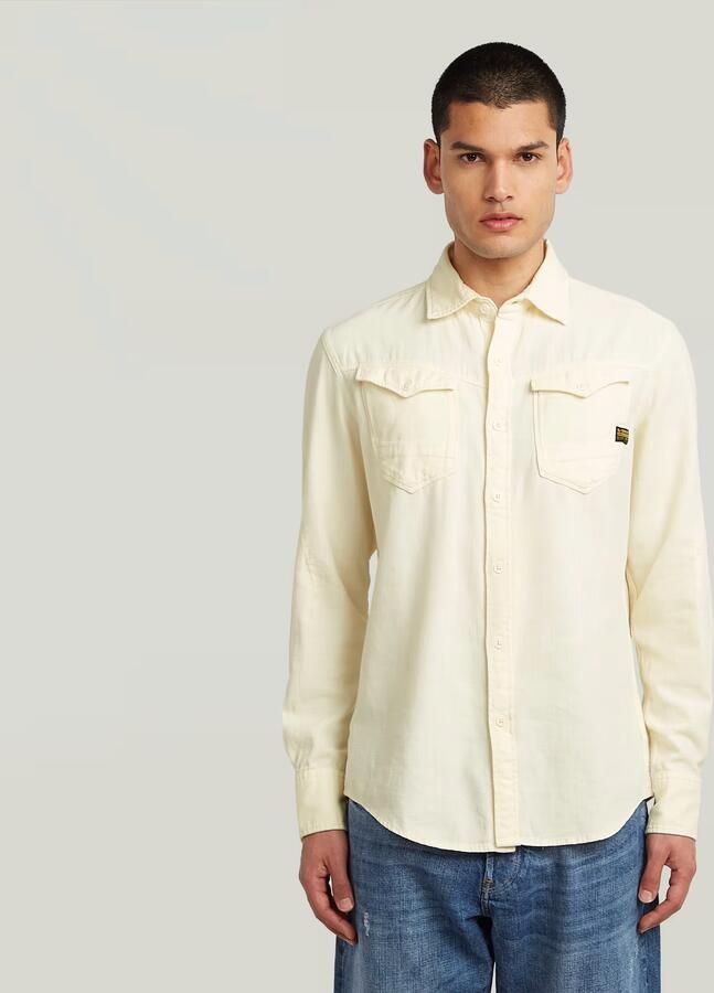 G-Star RAW Arc 3D Slim Shirt Wit Heren - Foto 7