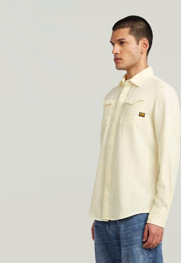 G-Star RAW Arc 3D Slim Shirt Wit Heren - Foto 5