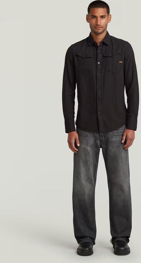 G-Star RAW Arc 3D Slim Shirt Zwart Heren - Foto 4