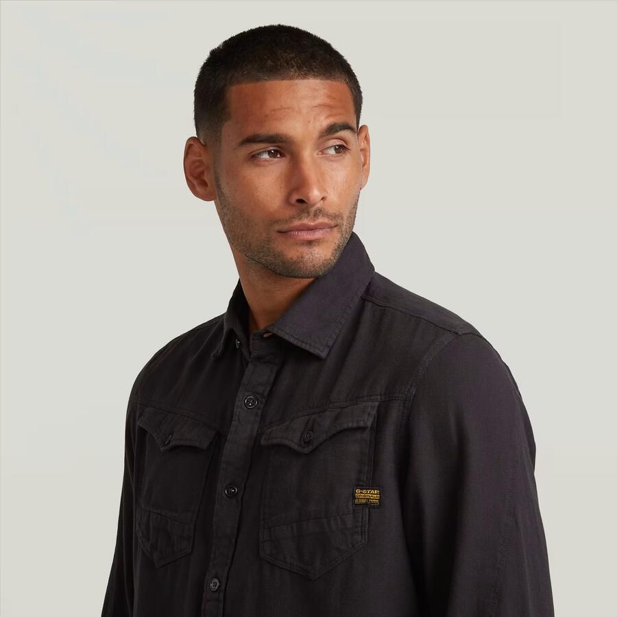 G-Star RAW Arc 3D Slim Shirt Zwart Heren