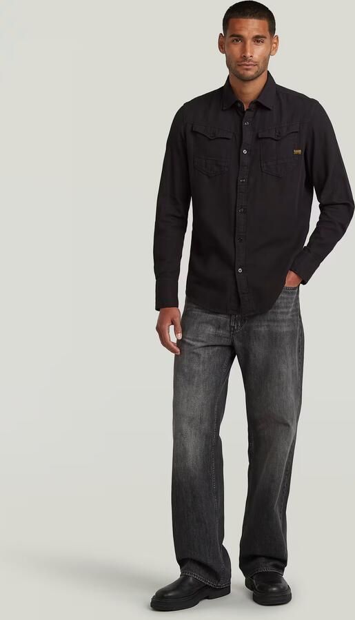 G-Star RAW Arc 3D Slim Shirt Zwart Heren - Foto 3