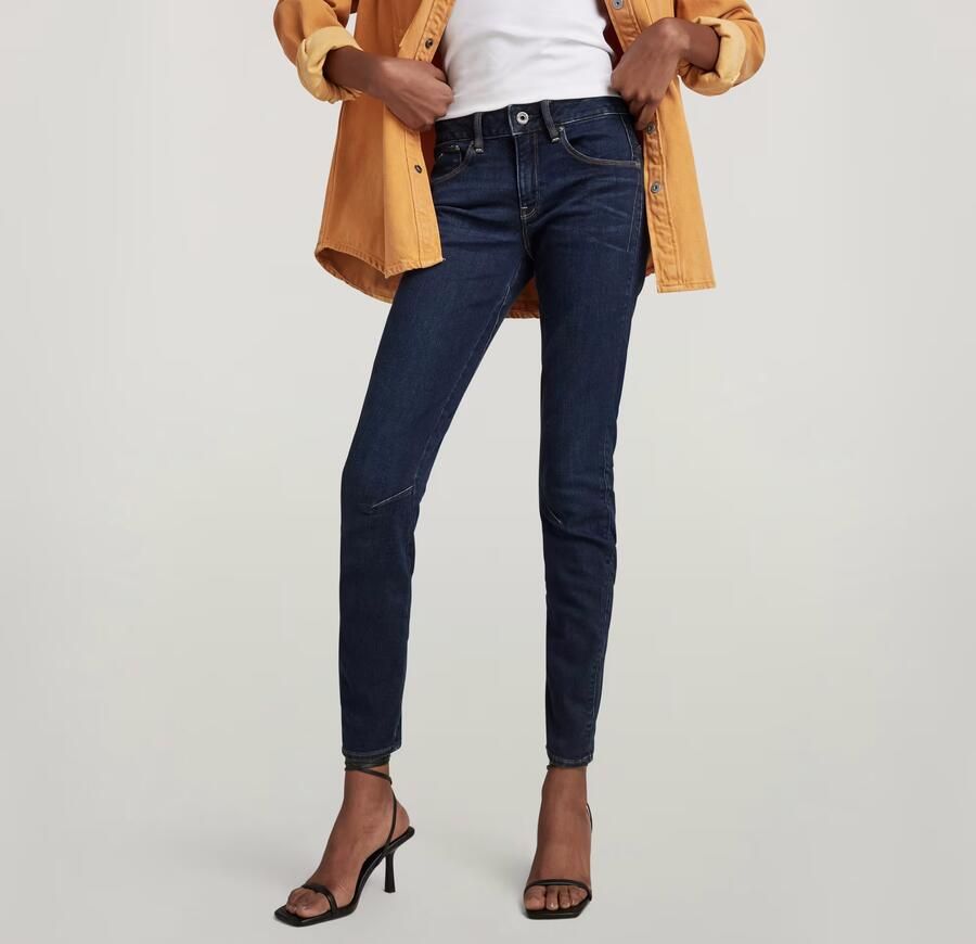 G-Star RAW Arc Skinny Jeans Donkerblauw Dames