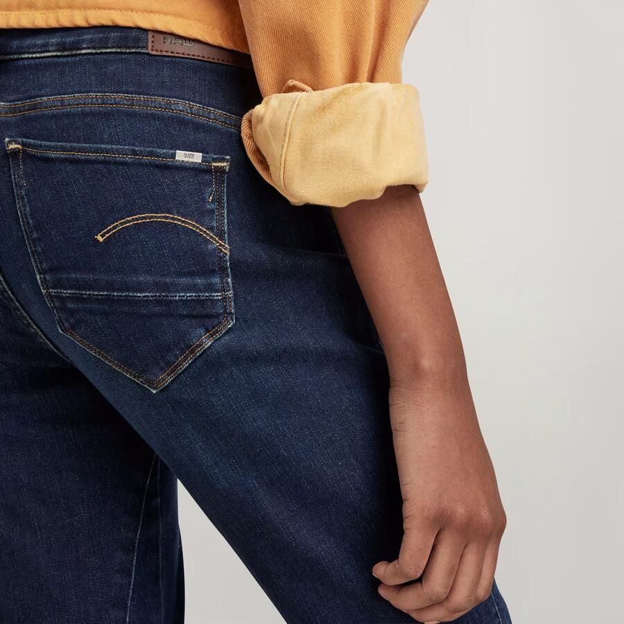 G-Star RAW Arc Skinny Jeans Donkerblauw Dames - Foto 2