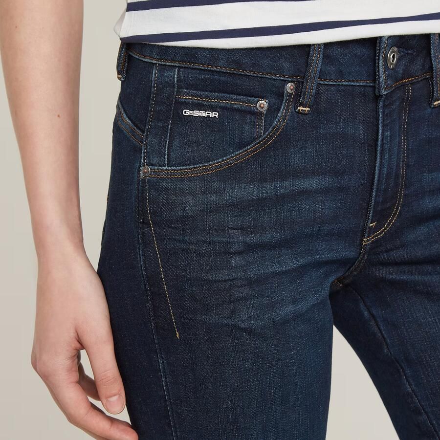 G-Star RAW Arc Skinny Jeans Donkerblauw Dames - Foto 3
