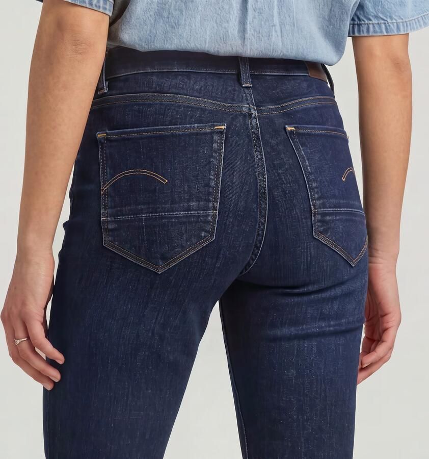 G-Star RAW Arc Skinny Jeans Donkerblauw Dames - Foto 4