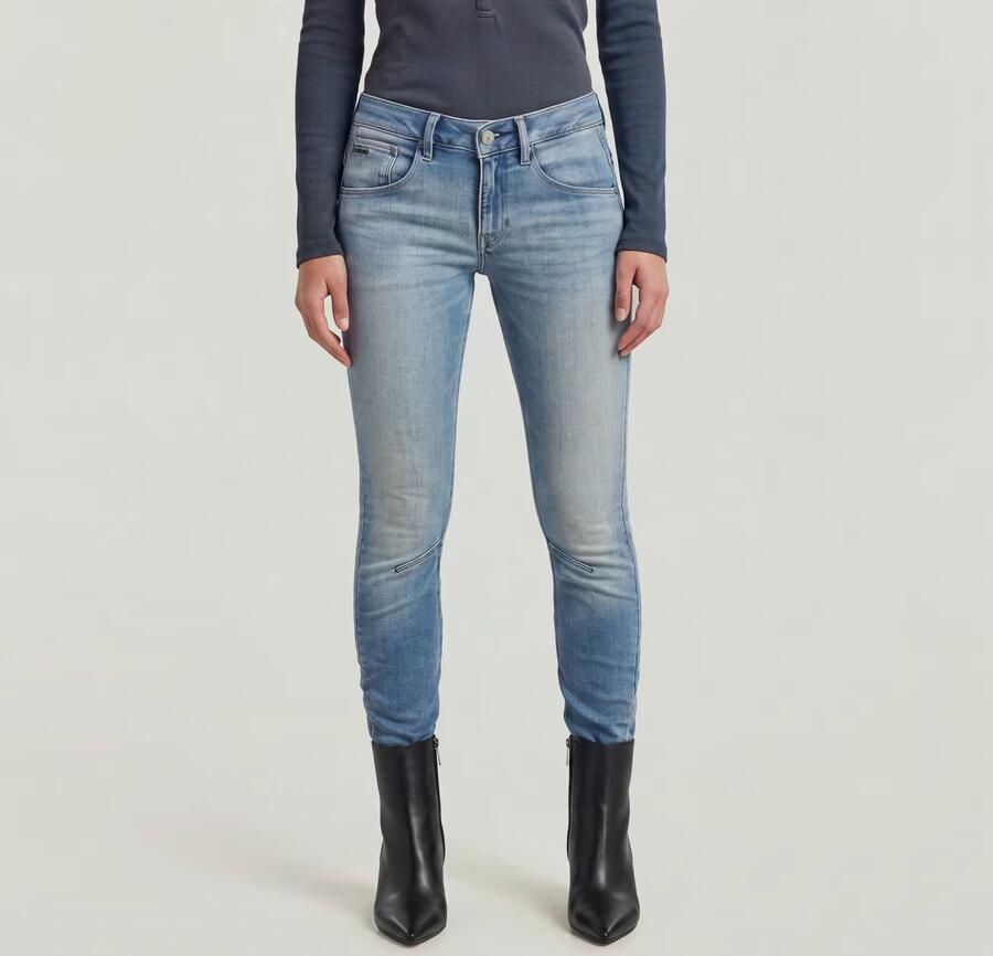 G-Star RAW Arc Skinny Jeans II Midden blauw Dames - Foto 5
