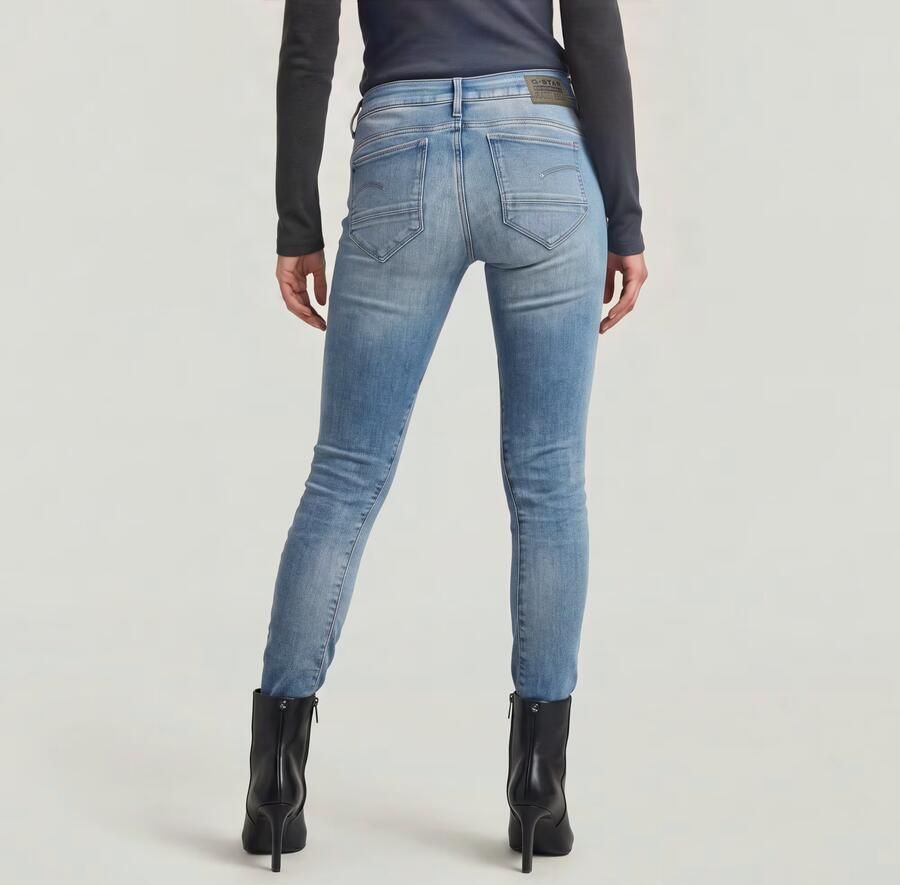 G-Star RAW Arc Skinny Jeans II Midden blauw Dames - Foto 4