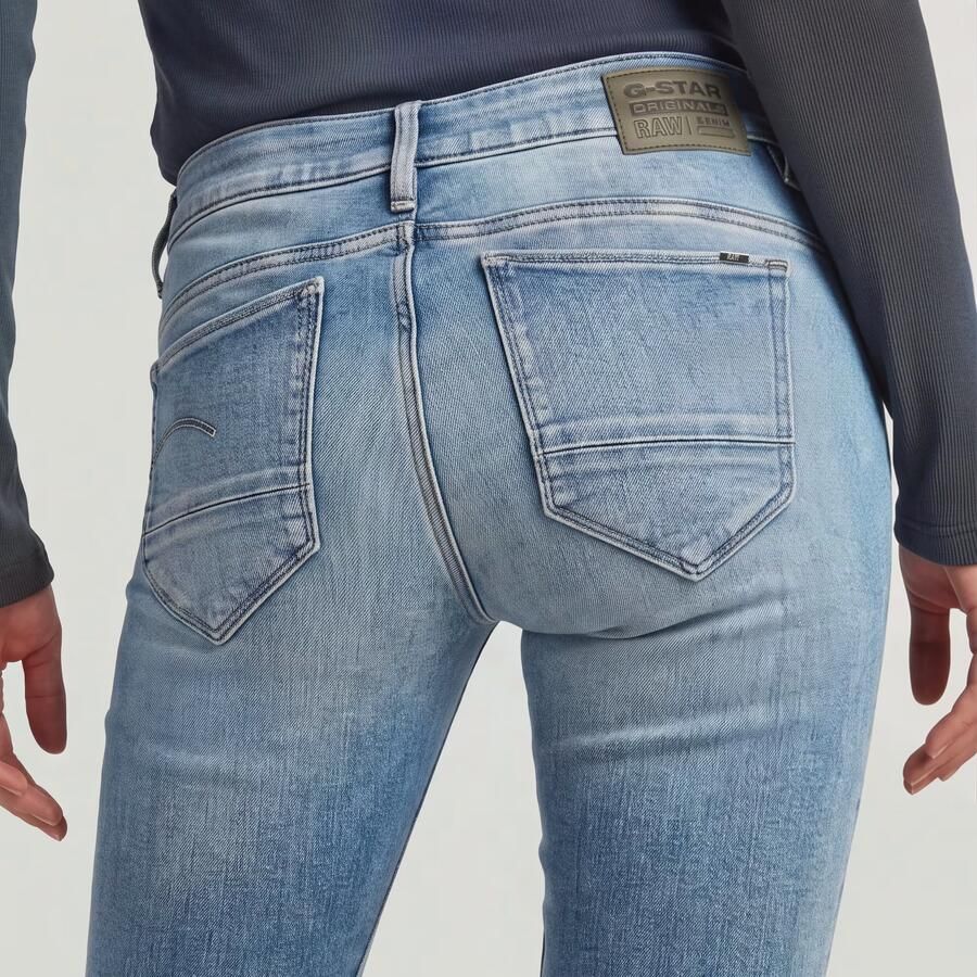 G-Star RAW Arc Skinny Jeans II Midden blauw Dames - Foto 3