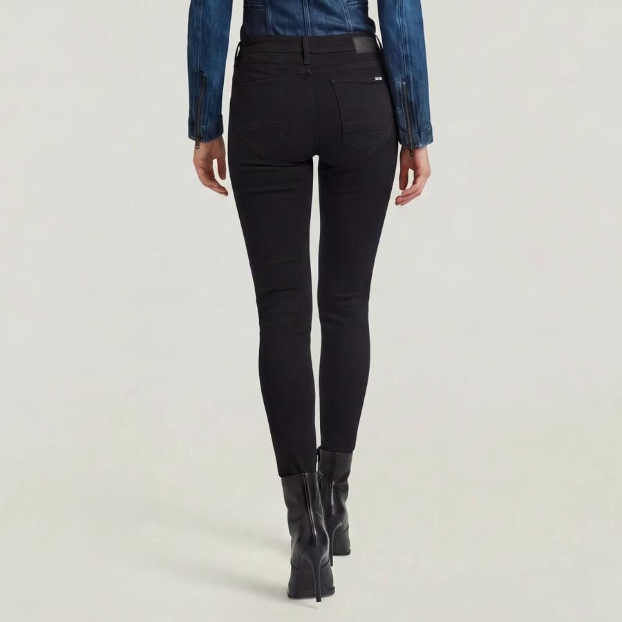 G-Star RAW Skinny fit jeans Arc 3D Mid Skinny met coole knienaden - Foto 3