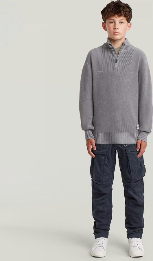 G-Star RAW Army Half Zip Knit voor jongens Grijs jongens - Foto 7
