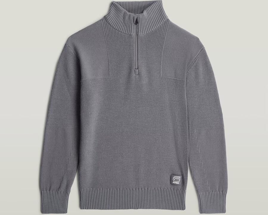 G-Star RAW Army Half Zip Knit voor jongens Grijs jongens - Foto 6