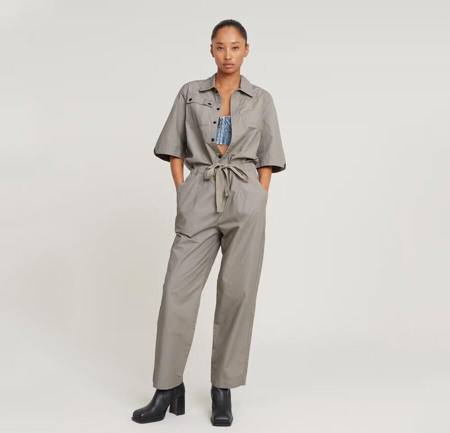 G-Star RAW Army Jumpsuit Beige Dames - Foto 7