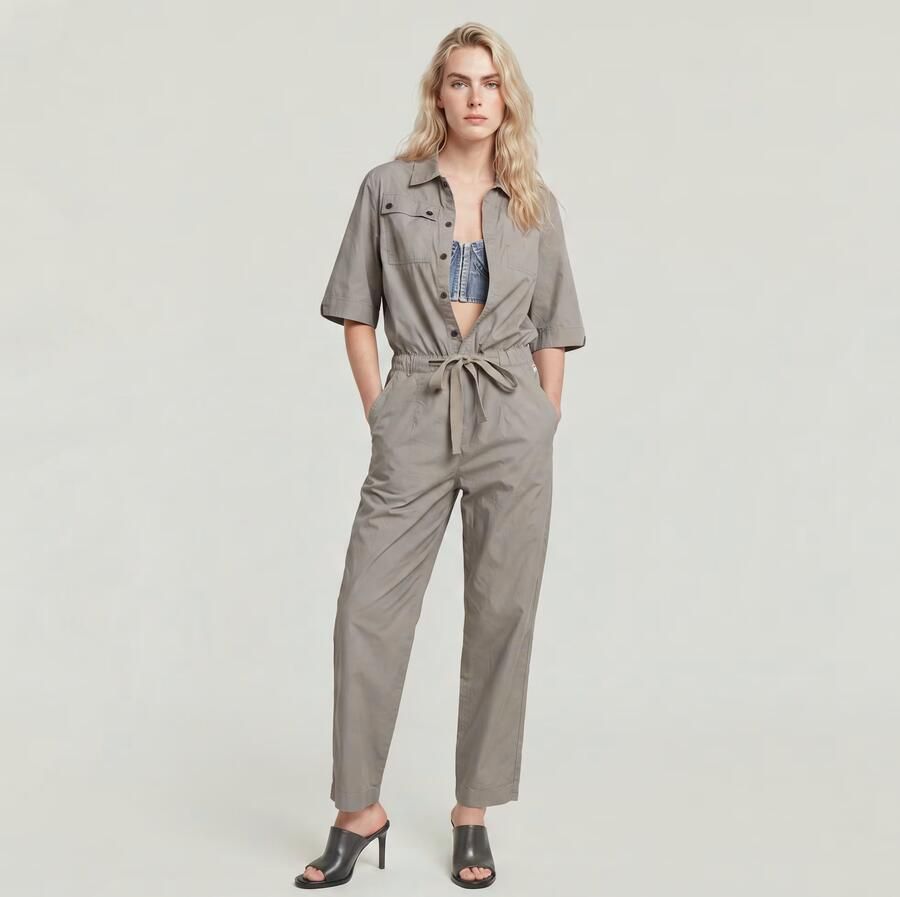 G-Star RAW Army Jumpsuit Beige Dames - Foto 5