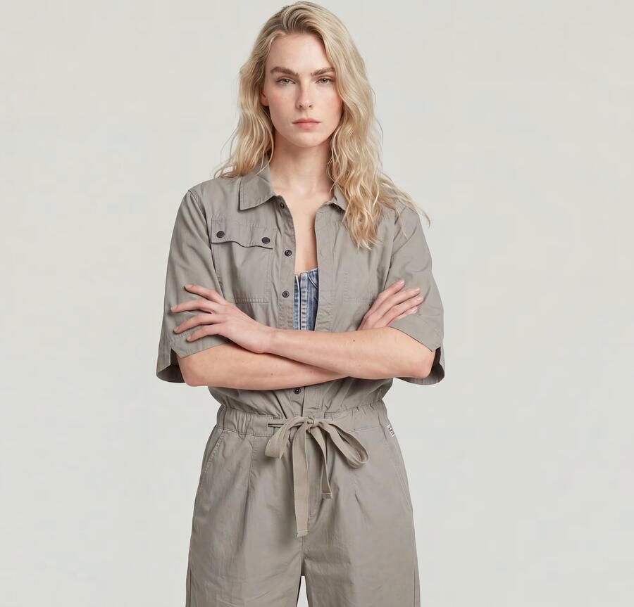 G-Star RAW Army Jumpsuit Beige Dames - Foto 6