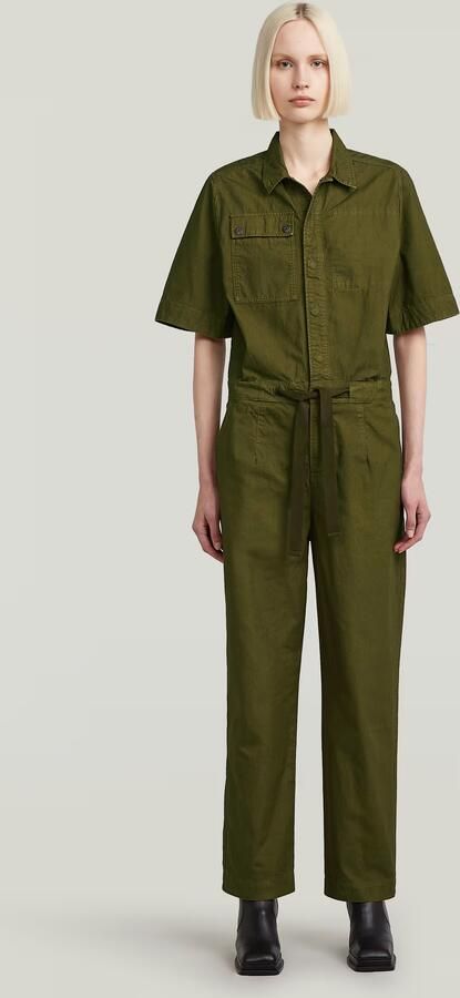 G-Star RAW Army Jumpsuit Groen Dames - Foto 1