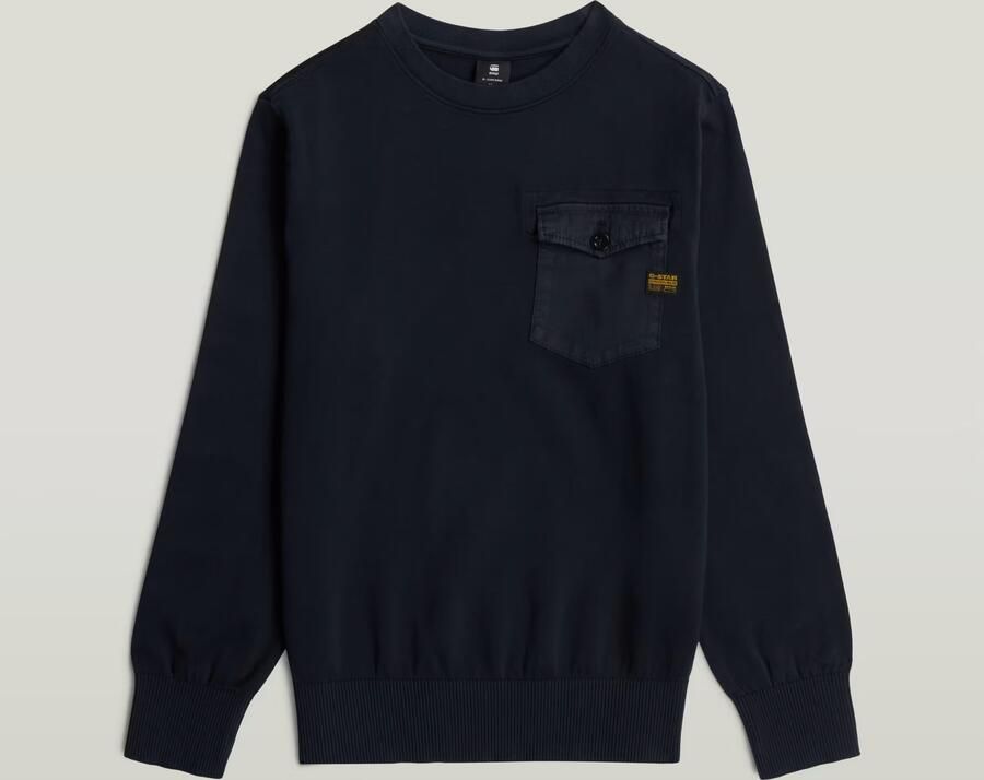 G-Star RAW Army Knit Sweater voor jongens Donkerblauw jongens - Foto 3