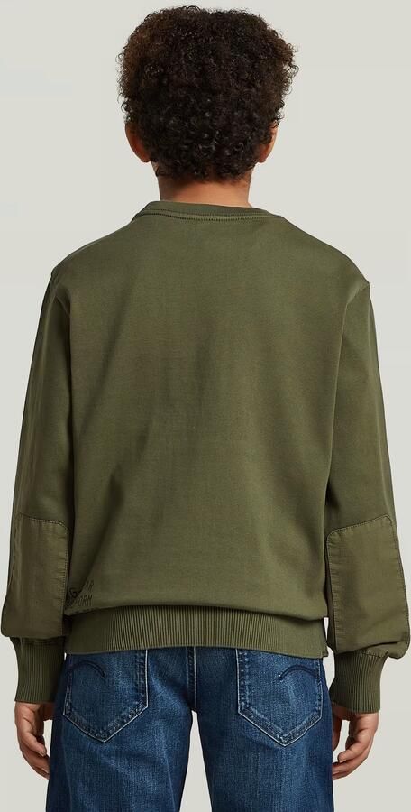 G-Star RAW Army Knit Sweater voor jongens Groen jongens - Foto 7
