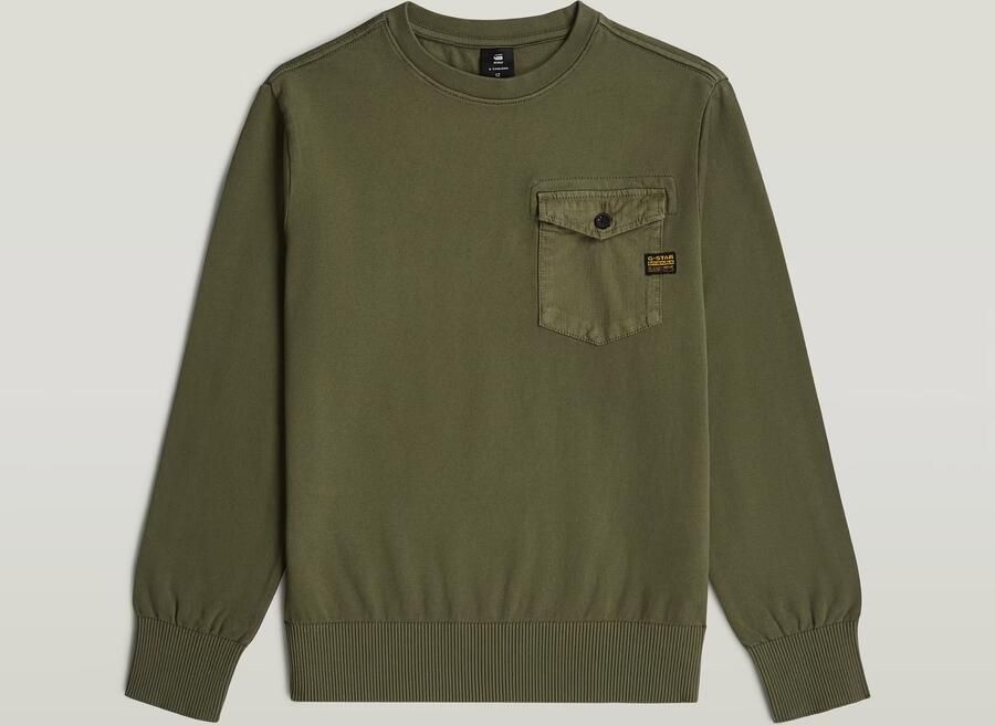 G-Star RAW Army Knit Sweater voor jongens Groen jongens - Foto 5
