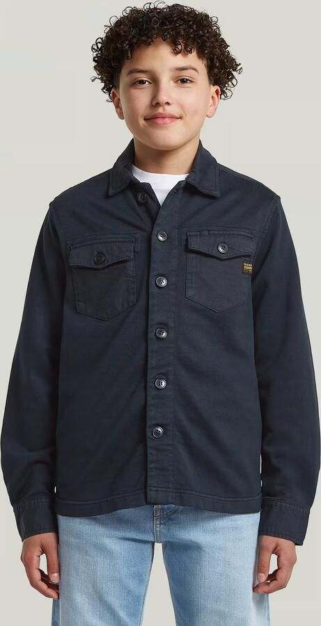 G-Star RAW Army Overshirt voor jongens Donkerblauw jongens