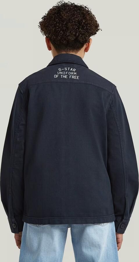 G-Star RAW Army Overshirt voor jongens Donkerblauw jongens - Foto 5