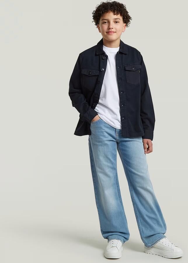 G-Star RAW Army Overshirt voor jongens Donkerblauw jongens - Foto 4