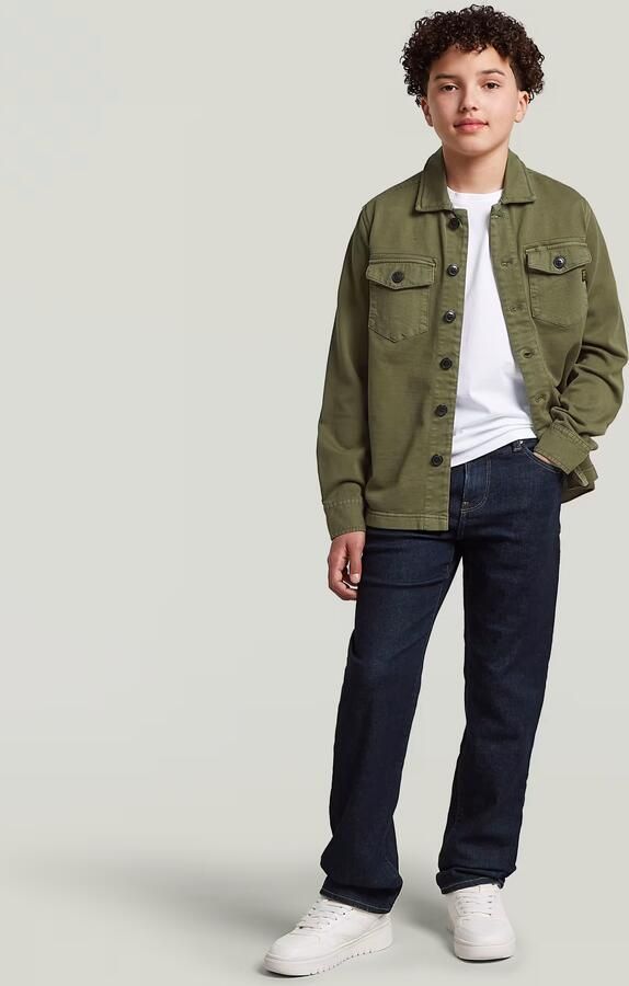 G-Star RAW Army Overshirt voor jongens Groen jongens - Foto 4