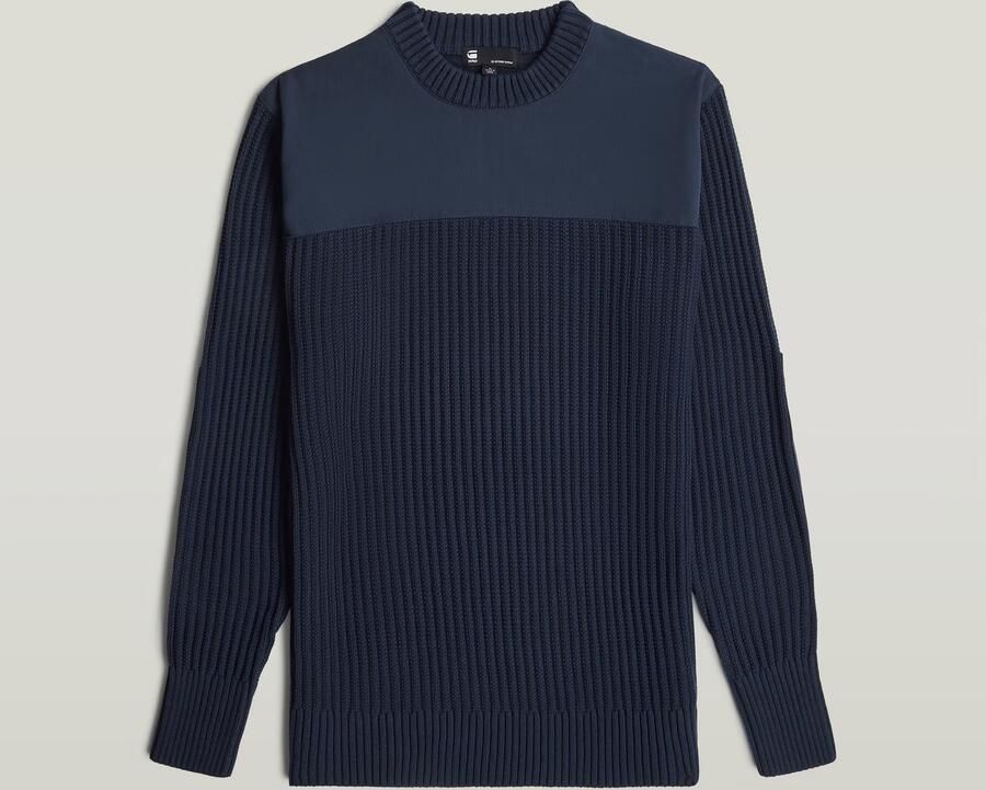 G-Star RAW Army Rib Gebreide Trui Donkerblauw Heren - Foto 4