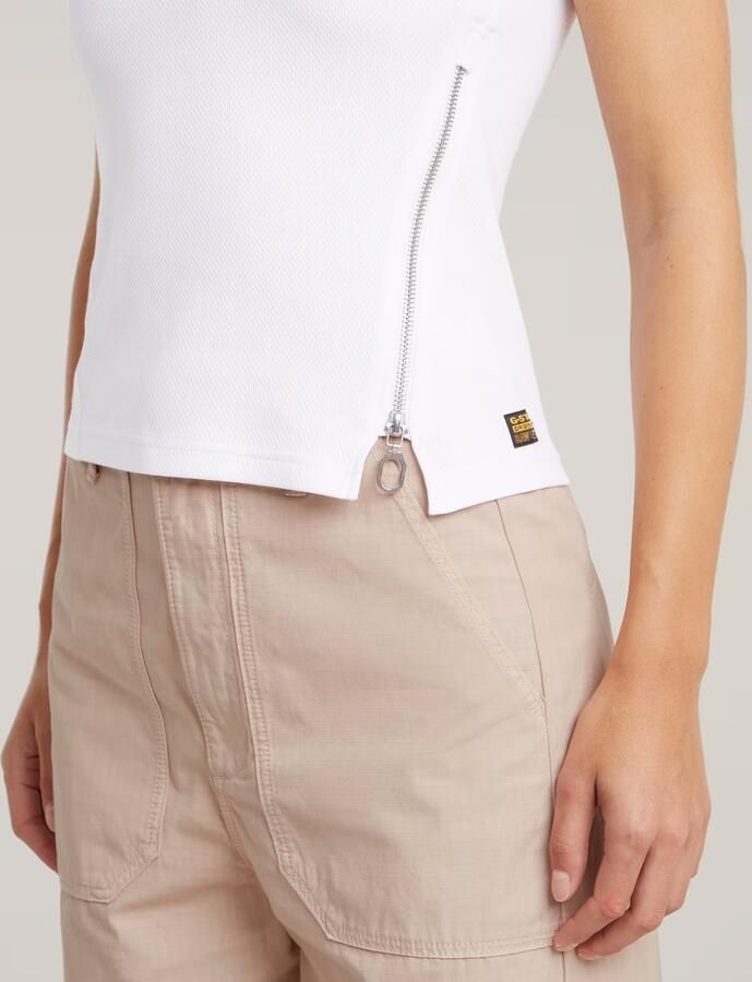 G-Star RAW Top Asymmetrical Zip met een ritssluiting - Foto 8