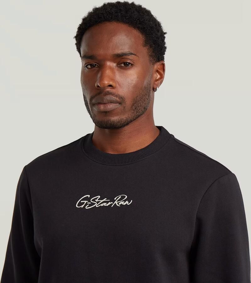 G-Star RAW Autograph Sweater Zwart Heren - Foto 2