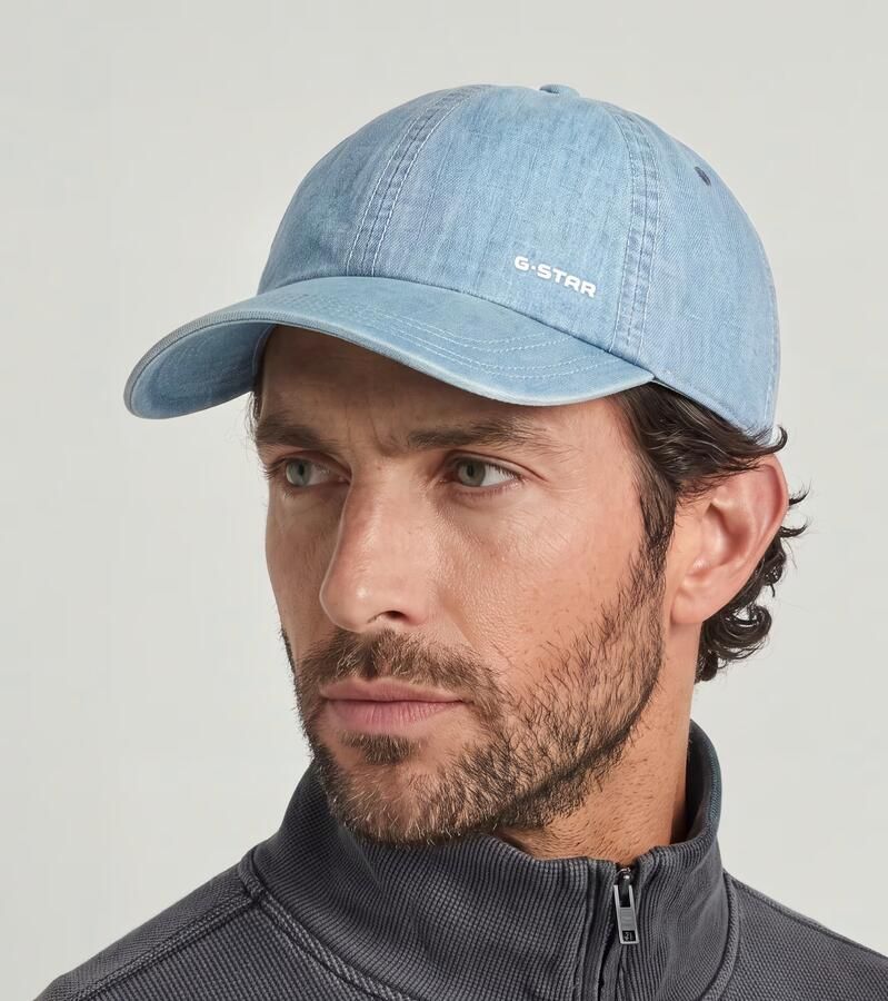 G-Star RAW Avernus Baseballcap Lichtblauw Heren - Foto 4