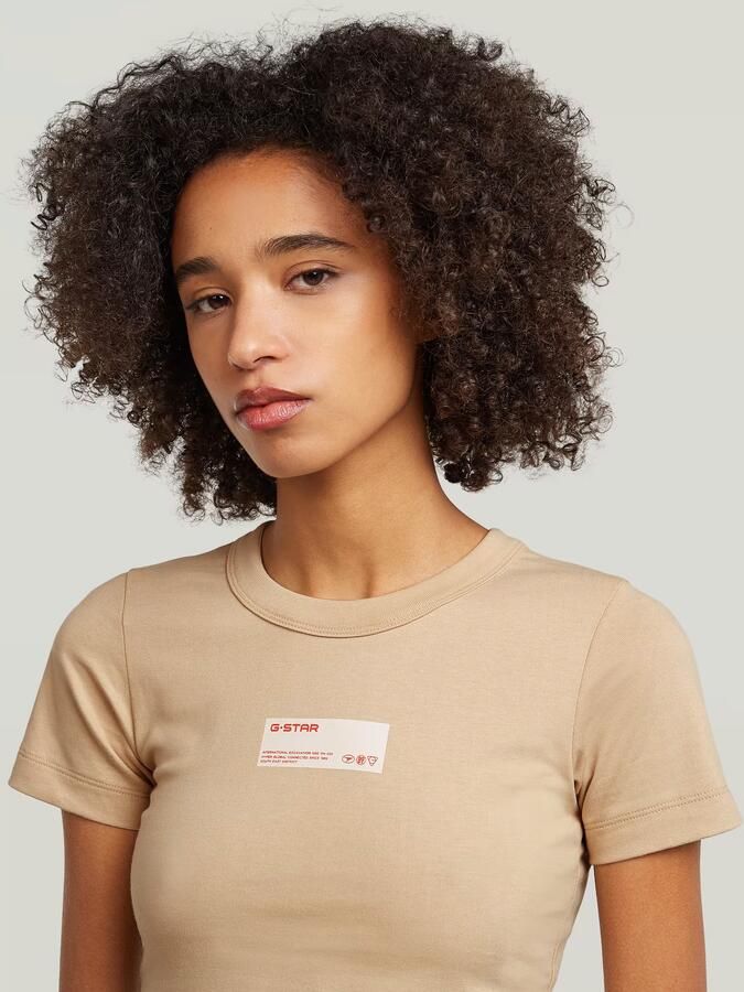 G-Star RAW Baby T-Shirt Beige Dames - Foto 3
