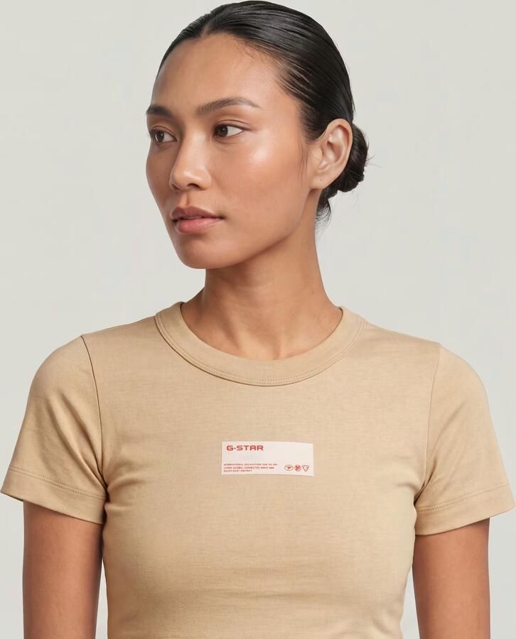 G-Star RAW Baby T-Shirt Beige Dames - Foto 3