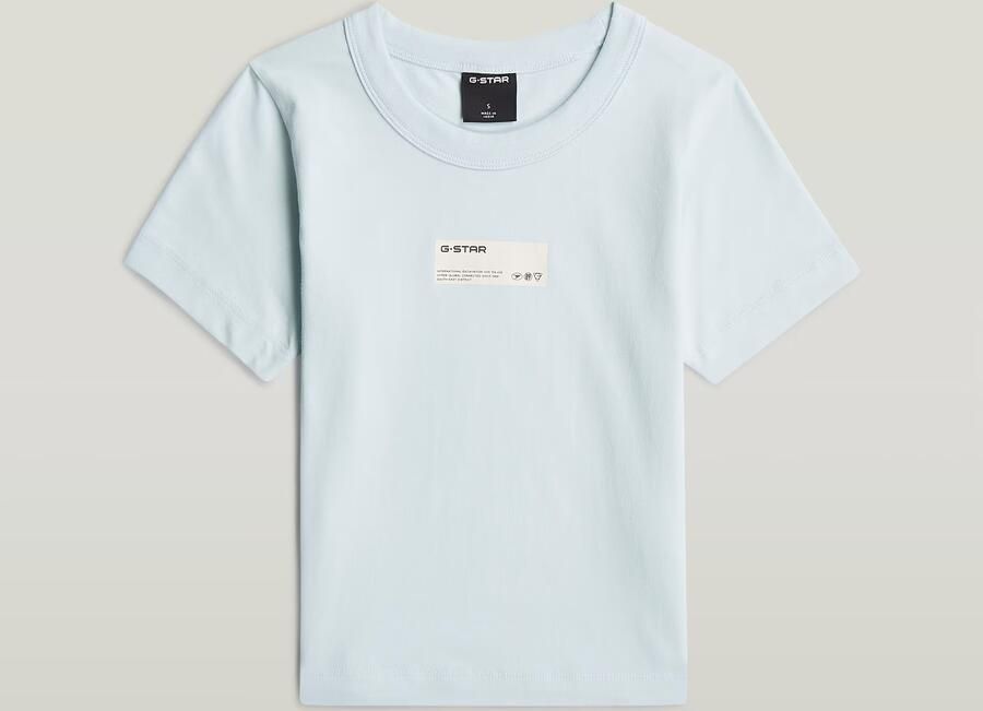 G-Star RAW Baby T-Shirt Lichtblauw Dames - Foto 4